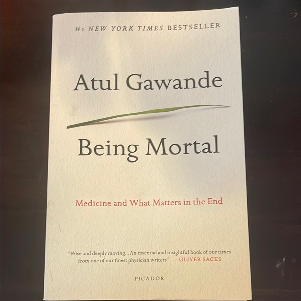 Being Mortal by Atul Gawande Book